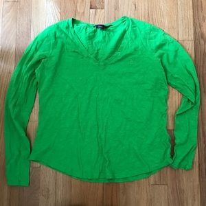 Ralph Lauren Sport green long sleeve top